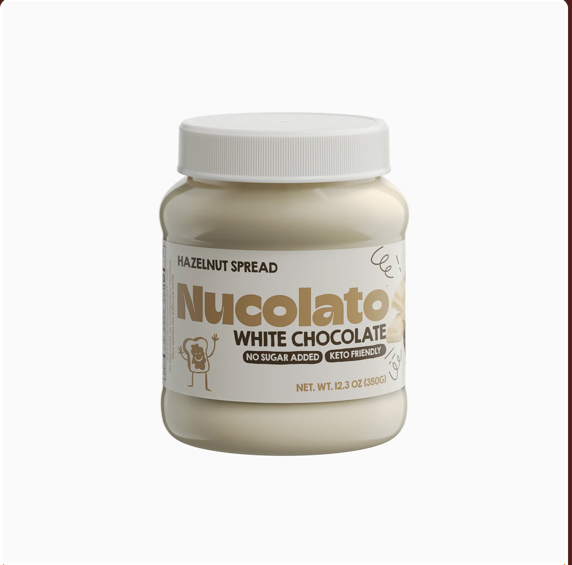 Spread de chocolate blanco KETO