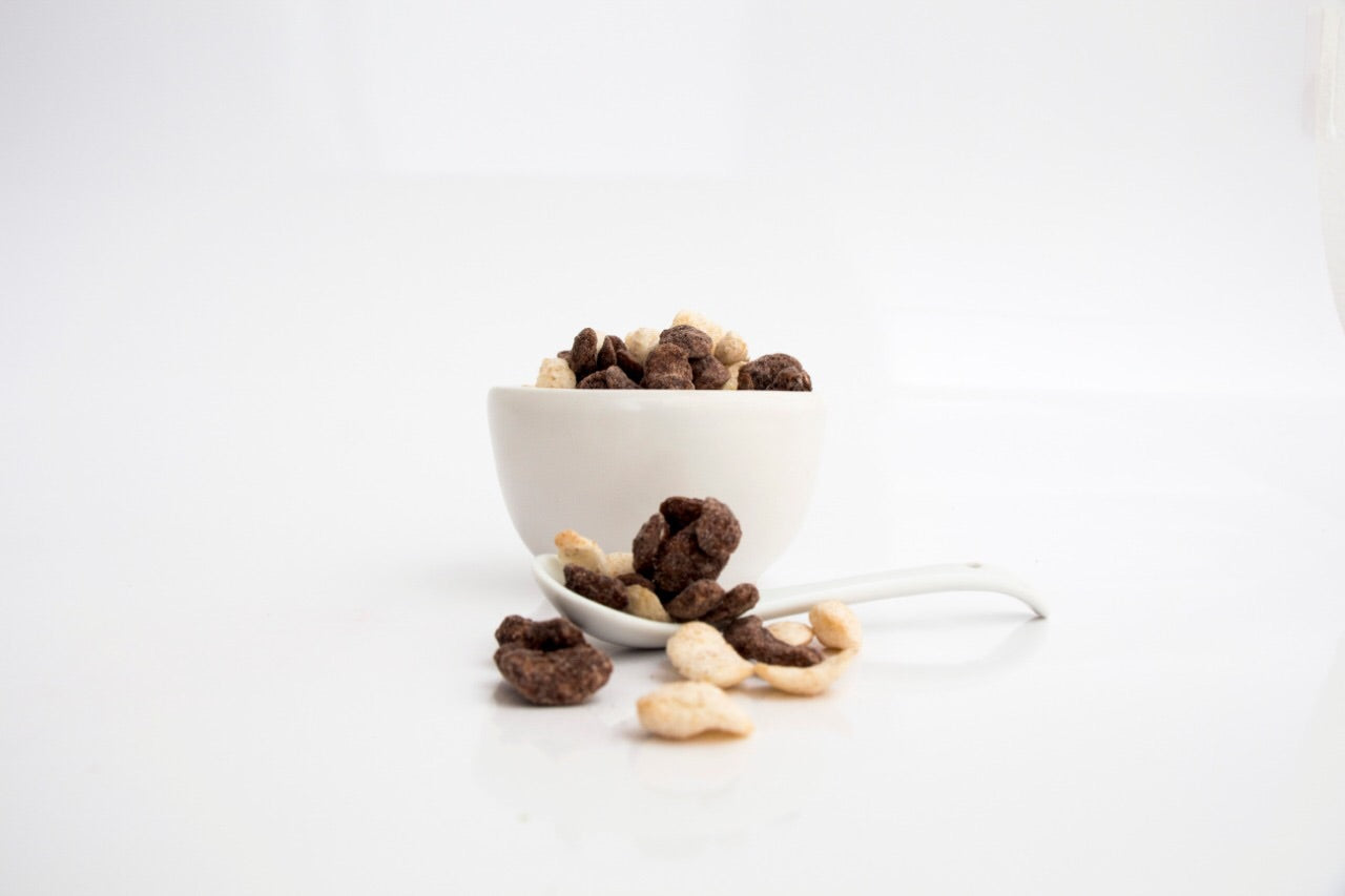1 kg de cereal de soya sabor chocolate semiamargo y natural